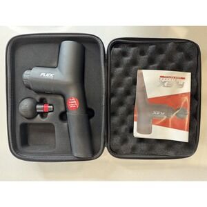 Flex Fitness Percussion Massage Gun Deep Tissue Handheld Massager USB-C Case
